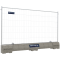 Concrete guard rails SET | with 2.00 m mobile fence | Mobile fence ,,Profiwith hooks and eyes